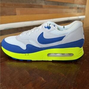 Nike Air Max 1 ‘86 OG Air Max Day Blue and Neon Sneakers sz 8